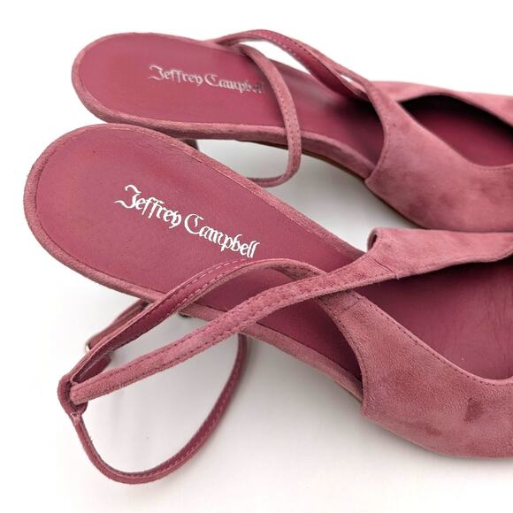 Jeffrey Campbell Executive Slingback Pump Women's Dusty Rose Size US9.5 EU40 - Picture 8 of 11
